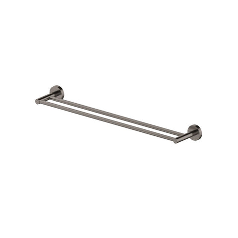 Gareth Ashton Poco Double Towel Rail 760mm - Gun Metal