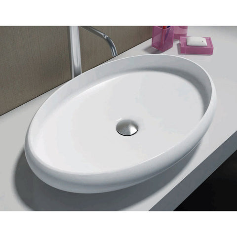 Pietra Bianca Piero Above Counter Basin - White Onyx