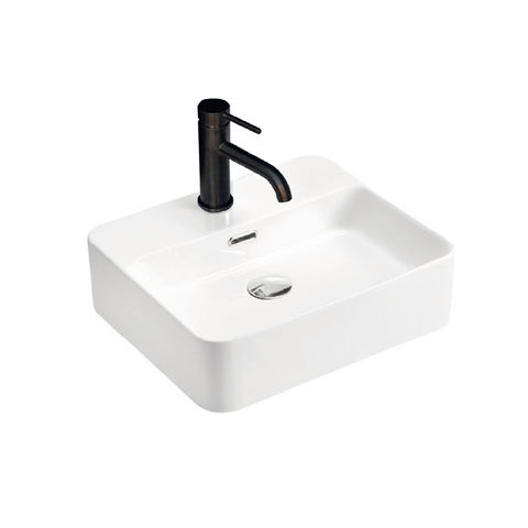 Parisi Linfa 40 Wall Basin - No Tap Hole - Gloss White