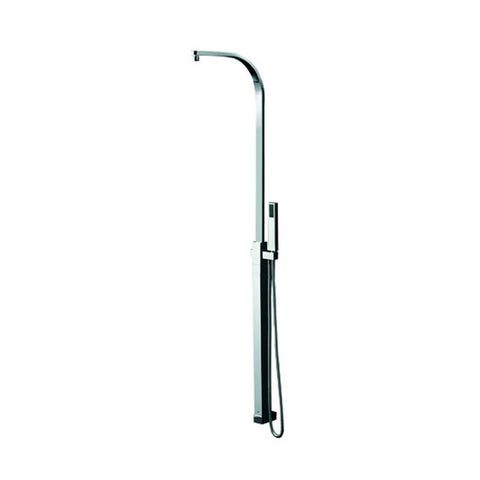 Parisi Quadro Shower Column Mixer - Chrome