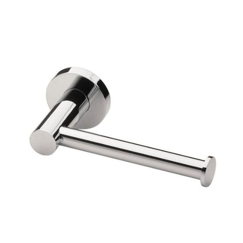 Phoenix Radii Toilet Roll Holder with Round Plate - Chrome