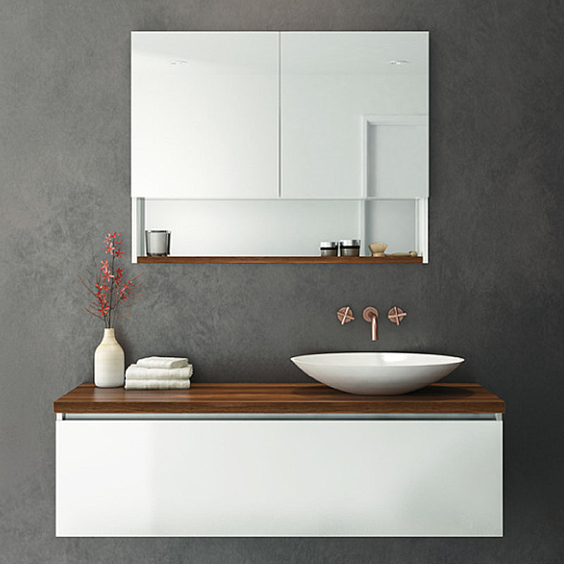 Rifco Platinum Wall Hung Vanity 1200mm with Timber top in Blackwood & Oasis Basin