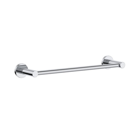 Clark Round Single Towel Rail 300mm - Chrome