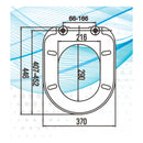Haron FLORENZE Slow Close Toilet Seat -  Specification