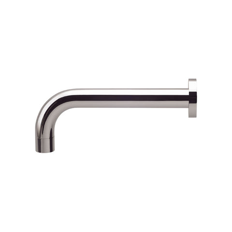 Phoenix Vivid Wall Basin Spout 250mm Curved - Chrome