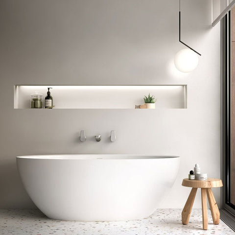 Victoria + Albert Corvara 1500mm Freestanding Bath - Matte White
