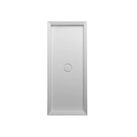 Parisi Cut 900x380 Bench Basin - Gloss White