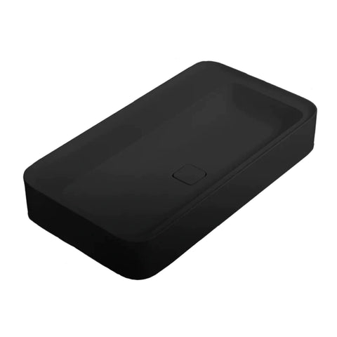 Parisi Cameo Bench Basin 900x500 - No Tap Hole - Matte Black