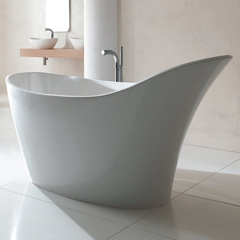Victoria + Albert Amalfi 1640mm Freestanding Bath - Gloss White