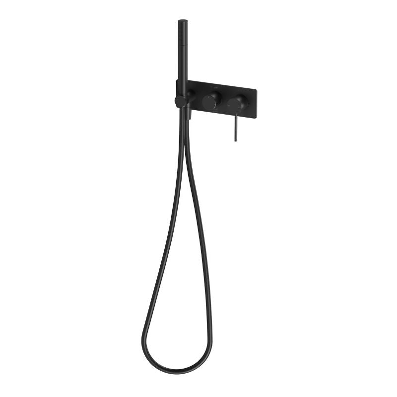Phoenix Vivid Slimline Wall Hand Shower Matte Black