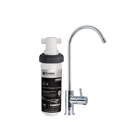 Puretec Z18 Quick-twist Undersink Water Filter System w- Ultra Z Filtration Technology