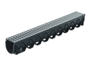Reln Storm Drain 1m Channel with Grate - Stainless Steel