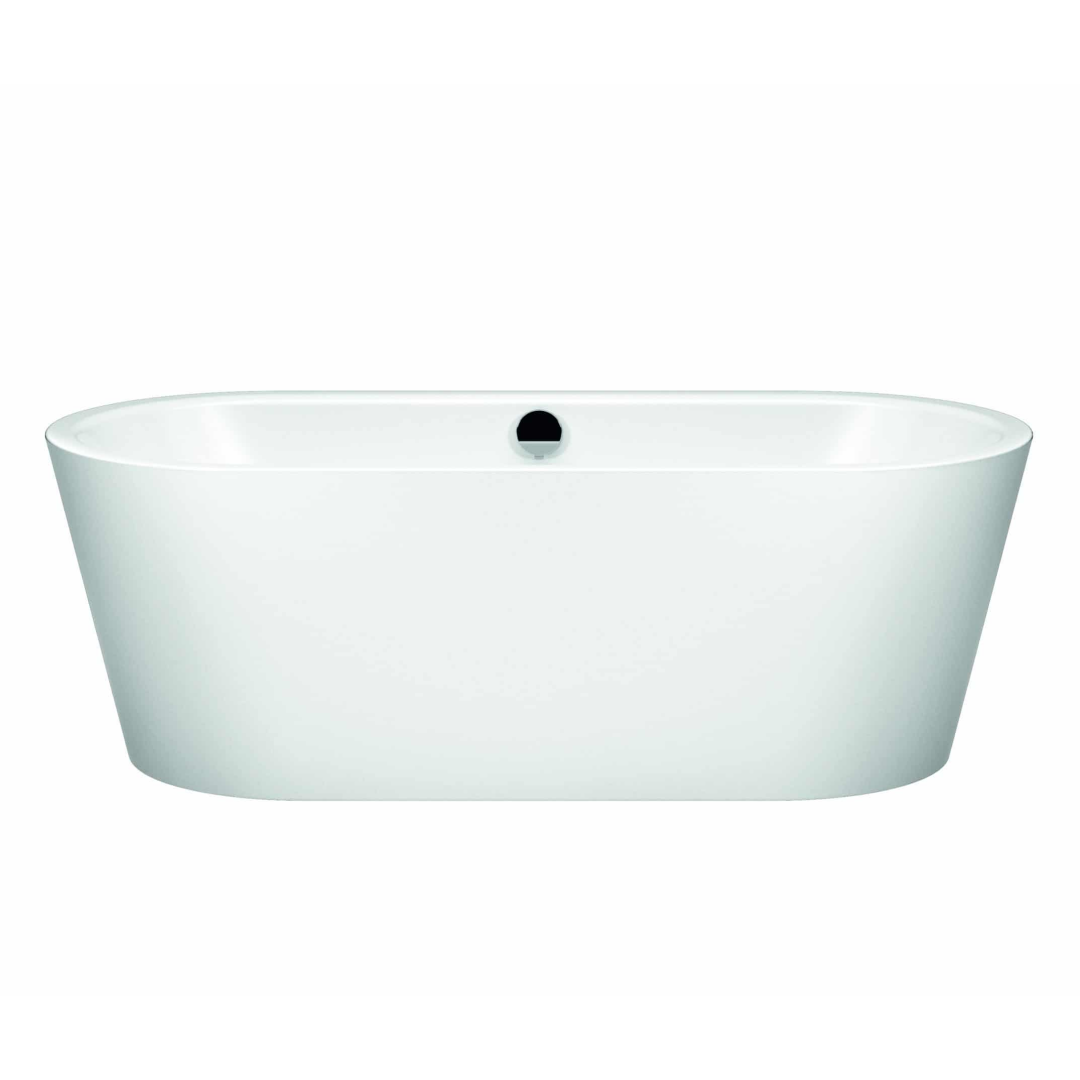 Kaldewei Meisterstuck 1700 Classic Duo Oval Freestanding Bath Includes Matte Black Overflow - 01-1113-06MB