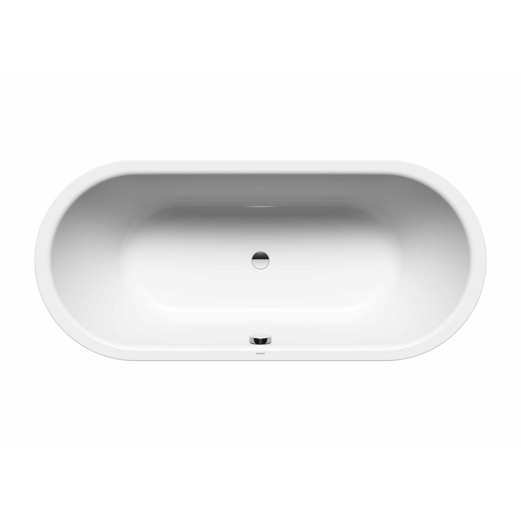 Kaldewei Meisterstuck 1700 Classic Duo Oval Freestanding Bath Includes Matte Black Overflow - 01-1113-06MB