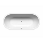 Kaldewei Meisterstuck 1700 Classic Duo Oval Freestanding Bath Includes Matte Black Overflow - 01-1113-06MB