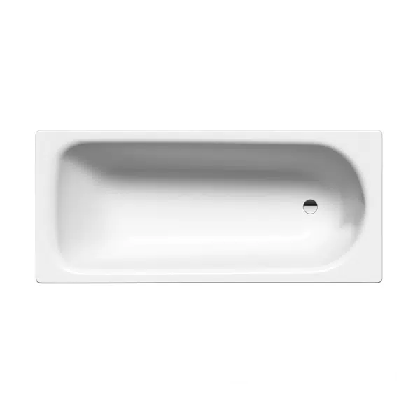 Kaldewei Eurowa 1500mm Steel Enamel Built In Bath No Overflow - Alpine White - 01-310-1