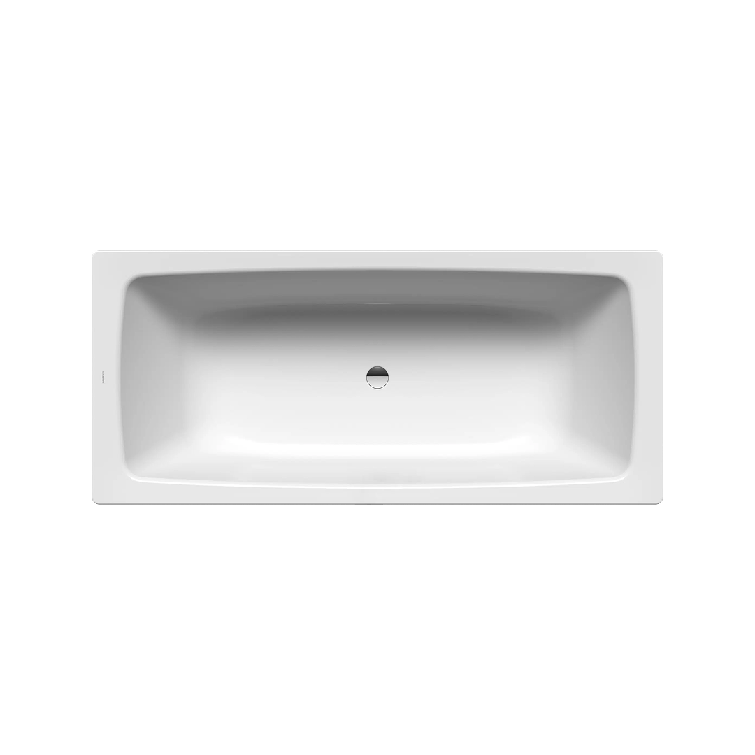 Kaldewei Cayono Duo 1700 Built-In Steel Enamel Bath (No Overflow) - Includes Leg Kit Alpine White 01-724-1 - 01-724-1 + 01-5037