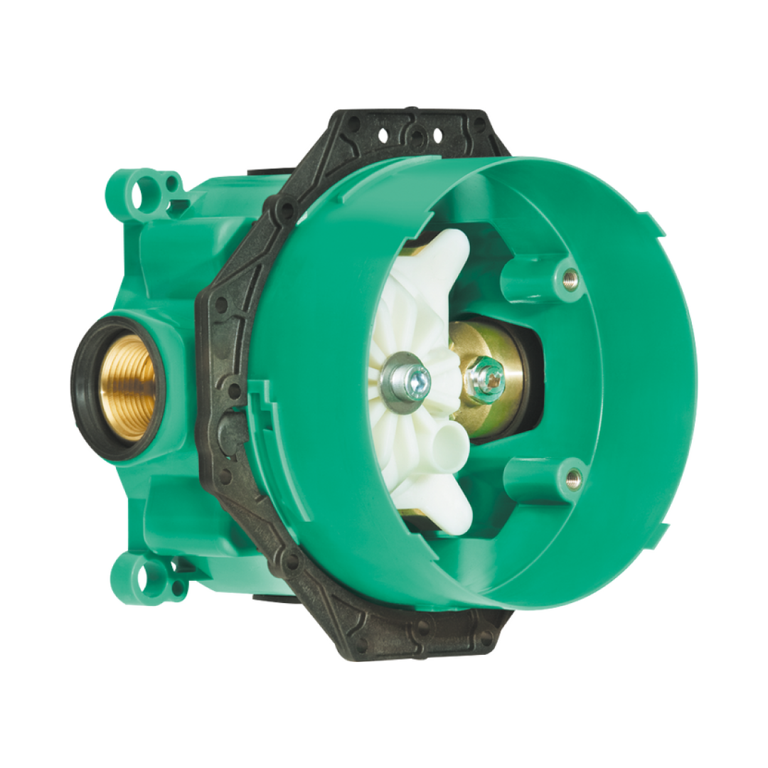 Hansgrohe ShowerSelect Thermostatic Mixer 2 Functions Includes IBox In-Wall Body - Chrome - 15763003 + 01850180