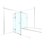 Wet Design Square Corner Set-In Over Bath