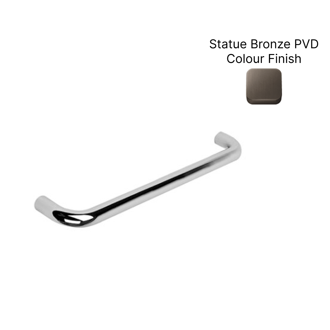 Brodware Nanobar Single Towel Rail 300mm - Statue Bronze PVD 1.9255.30.0.61