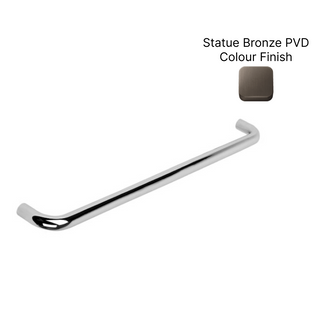 Brodware Nanobar Single Towel Rail 600mm - Statue Bronze PVD 1.9255.60.0.61