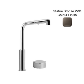 Brodware Halo Kitchen Set with Metal Handle - Statue Bronze PVD 1.9507.84.2.61