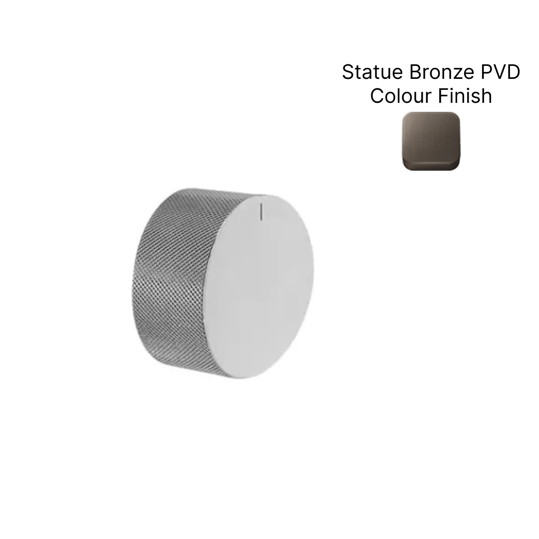 Brodware Halo X Progressive Mixer with Knurled Handle (Trim Kit Only) - Statue Bronze PVD 1.9547.00.7.TS.61