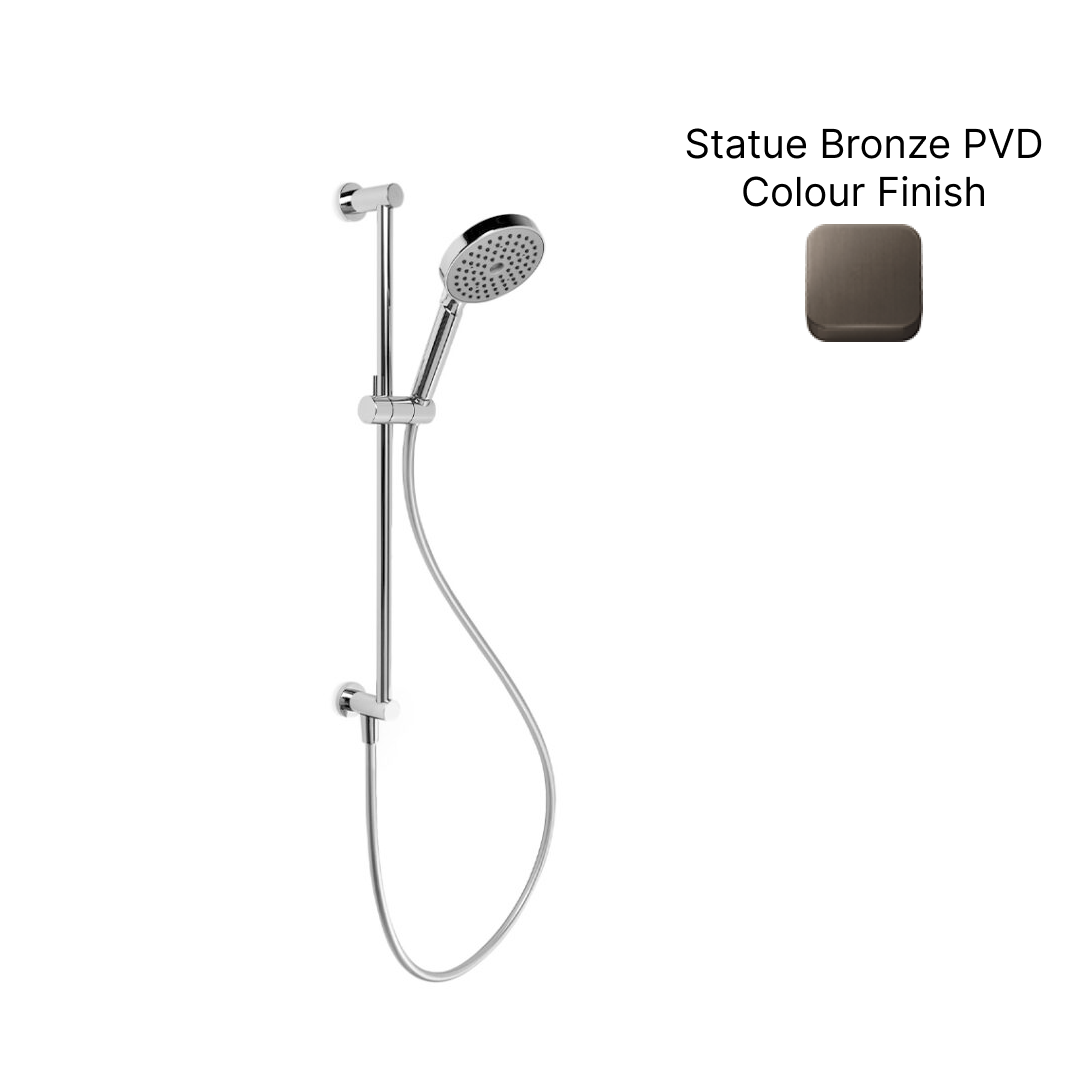 Brodware City Plus Multi Function Shower on Rail Set - Statue Bronze PVD 1.9734.06.0.61