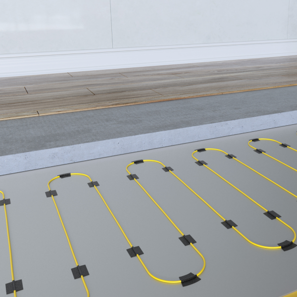 Thermowire Underfloor Heating System Kits w/Dual Thermostat - 101503TD