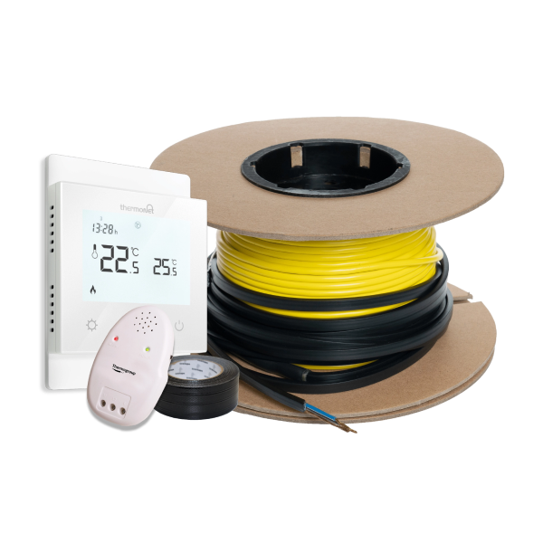 Thermowire 44lm Underfloor Heating System Kits Including Thermostat - 101506T
