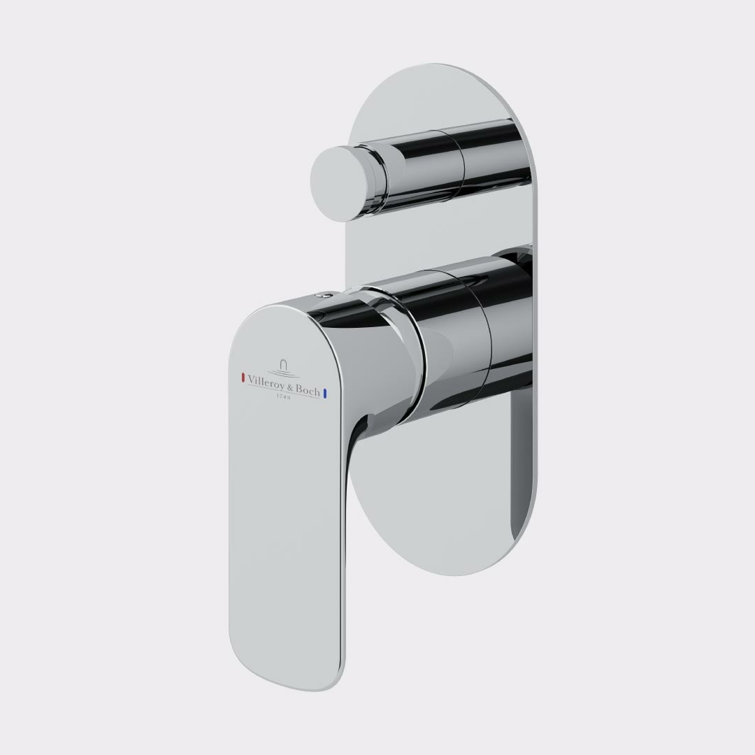 Villeroy & Boch O.Novo Diverter Mixer (Trim Kit Only) - Chrome 1041661B