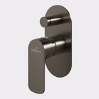 Villeroy & Boch O.Novo Diverter Mixer (Trim Kit Only) - Gun Metal 1041690B