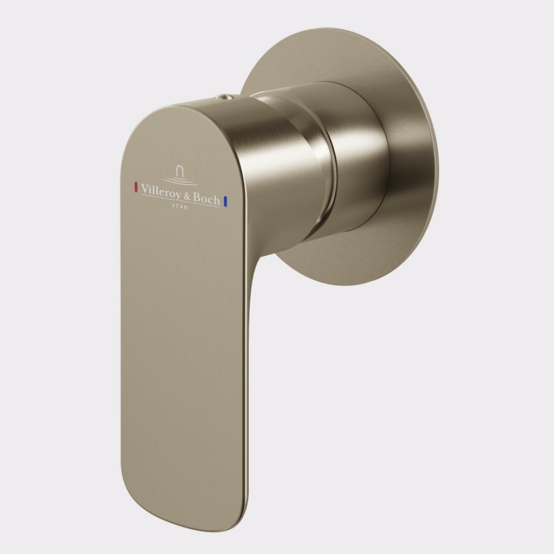 Villeroy & Boch O.Novo Shower Mixer (Trim Only) - LF Brushed Nickel