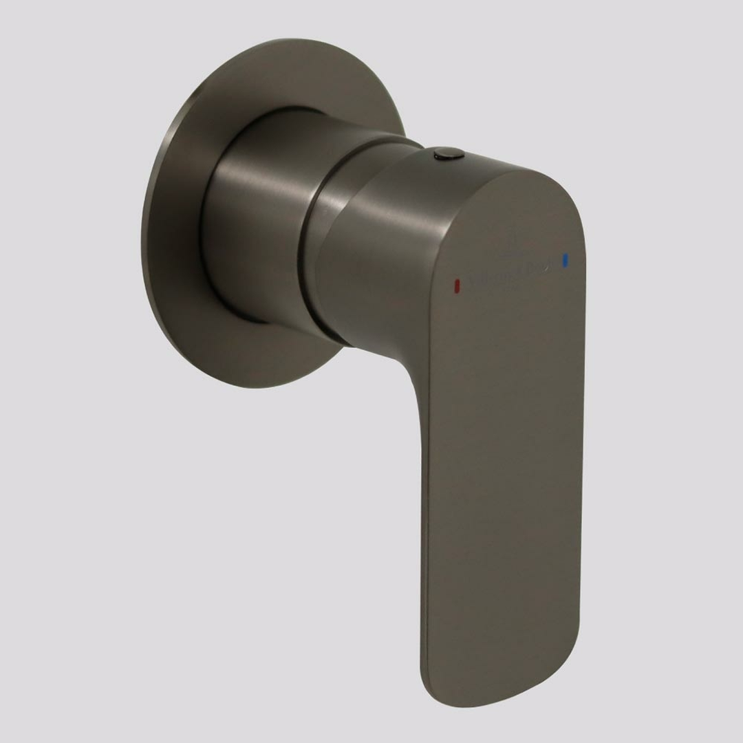 Villeroy & Boch O.Novo Wall Mixer (Includes In-Wall Body) - LF Gun Metal T145690