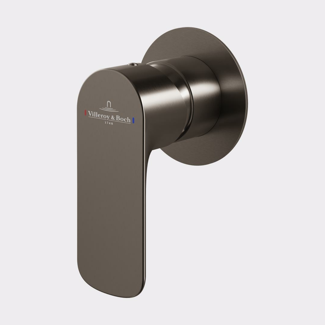 Villeroy & Boch O.Novo Wall Mixer - Gun Metal 1047590B