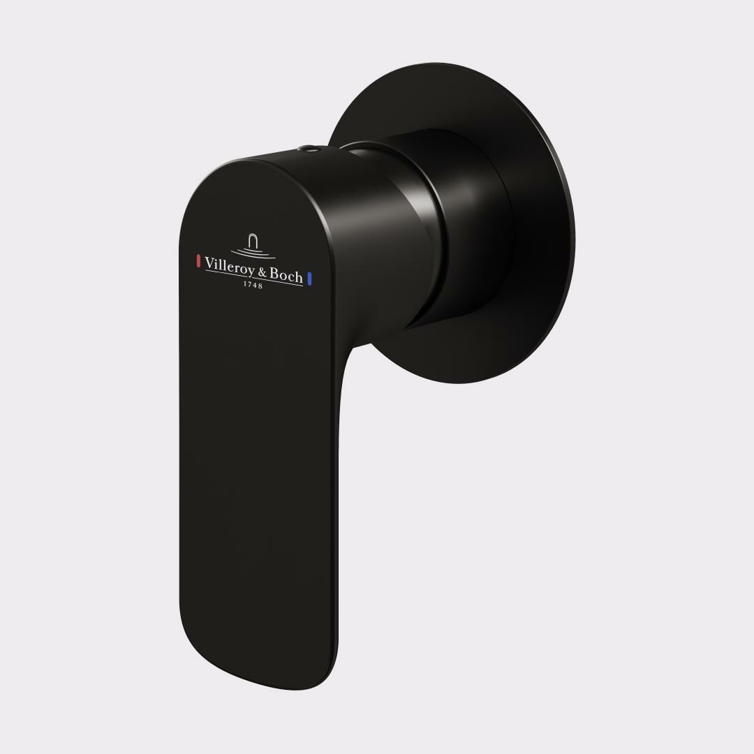 Villeroy & Boch O.Novo Wall Mixer - Matte Black 1047595B