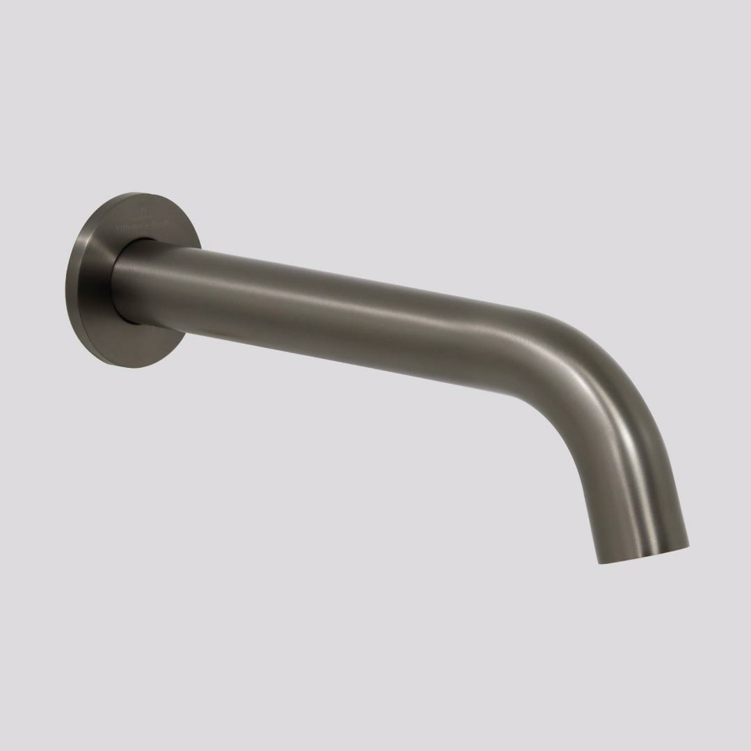 Villeroy & Boch Vita Bath Spout - LF Gun Metal 1100890B