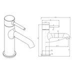 Villeroy & Boch Vita Basin Mixer - LF Chrome 1103561