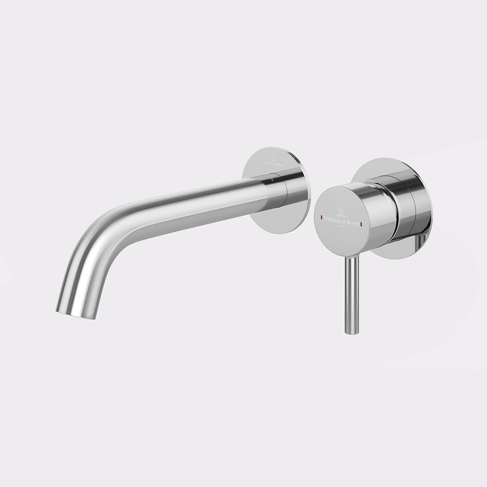 Villeroy & Boch Vita 35mm Wall Mounted Basin/Bath Mixer Trim Kit Only - LF Chrome - 1104561B
