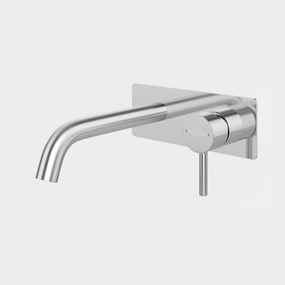 Villeroy & Boch Vita 35 Rectangular Wall Basin/Bath Mixer (Trim Kit Only) - LF Chrome 1105061B