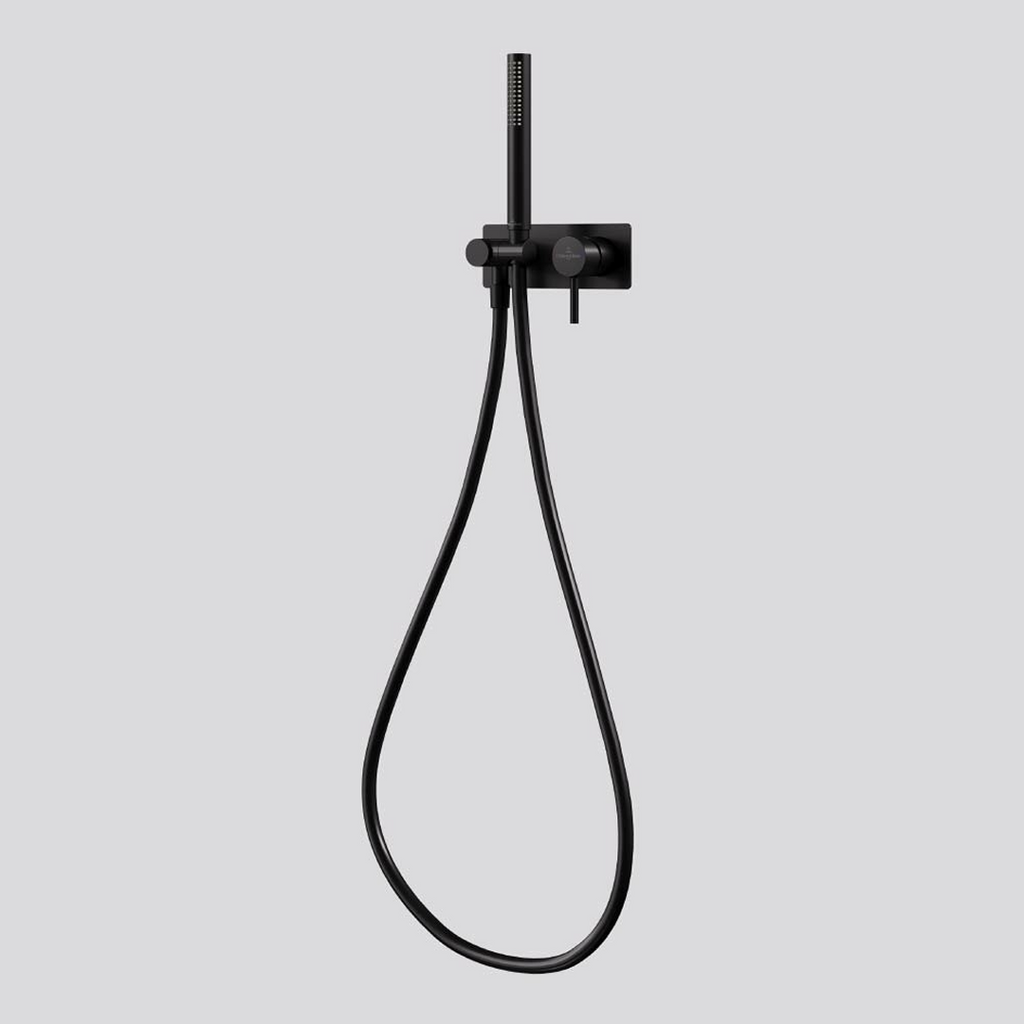 Villeroy & Boch Vita Wall Bath Shower Set (Trim Kit Only) - Matte Black 1109295B