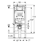 Geberit Duofix Frame with Sigma Concealed Cistern - 111.697.00.2