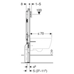 Geberit Duofix Frame with Sigma Concealed Cistern - 111.697.00.2