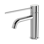 Phoenix Vivid Slimline Basin Mixer Curved Outlet with Extended Lever - LF Chrome - 114-7701-00-1