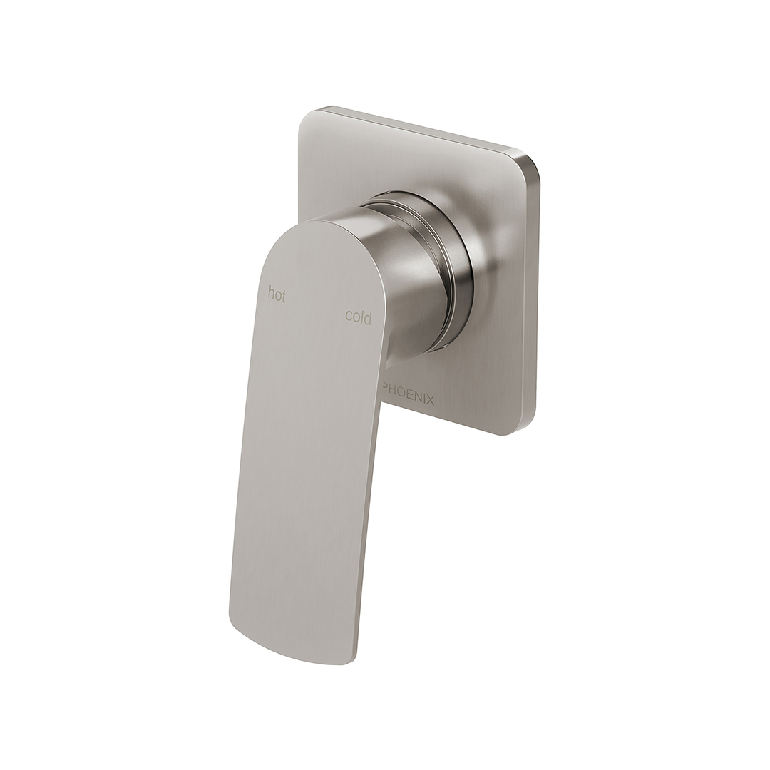 Phoenix Mekko SwitchMix Wall / Shower Mixer (Includes In-Wall Body) - LF Brushed Nickel - 115-2800-40-1