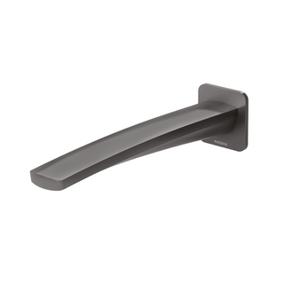 Phoenix Mekko 200mm Wall Bath Outlet - LF Brushed Carbon - 115-7620-31-1