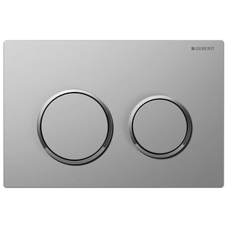 Geberit Kappa 21 Flush Button Chrome - Chrome, Matte Chrome Trim - 115.240.KH.1