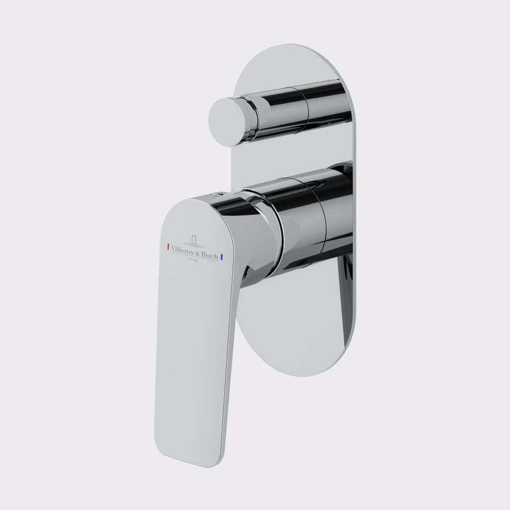 Villeroy & Boch O.Novo Style Diverter Mixer (Trim Kit Only) - Chrome 1161661B