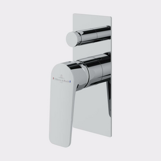Villeroy & Boch O.Novo Style Rectangular Diverter Mixer (Trim Kit Only) - Chrome 1162061B