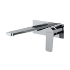 Villeroy & Boch O.Novo Style Rectangular Wall Mounted Basin Mixer Set (Includes In-Wall Body) - LF Chrome - 1165061B + 8733500